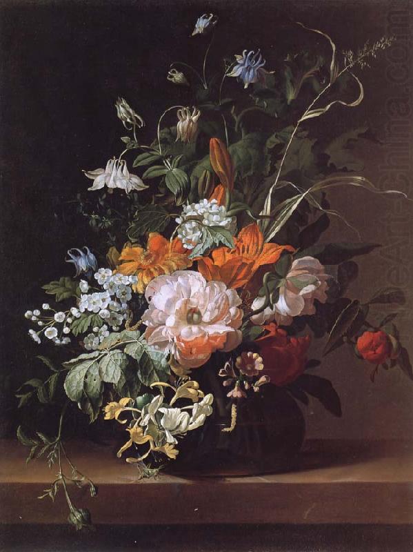 Flowers in a Vase, Rachel Ruysch